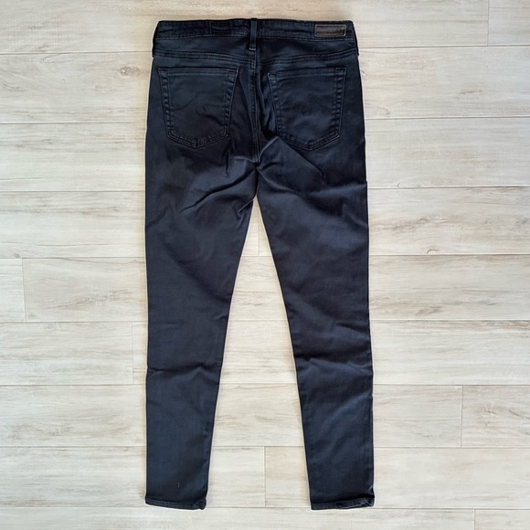 AG Adriano Goldschmied Black Skinny Pants - Picture 4 of 7